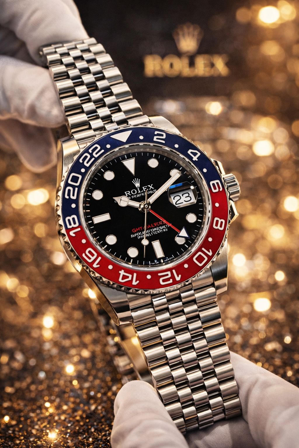 Role_x_GMT-Master II “Pepsi” style Blue Red Bezel