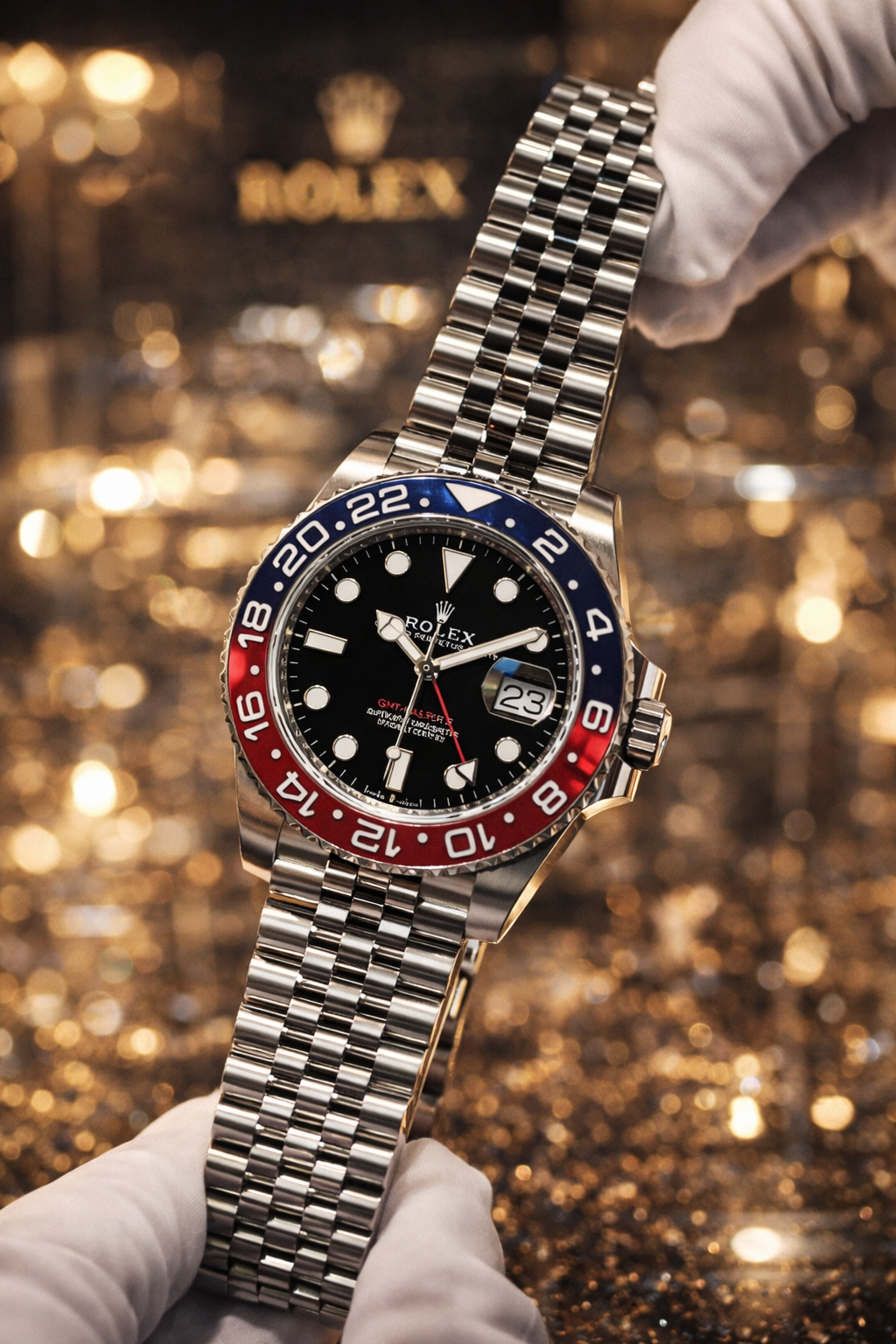 Role_x_GMT-Master II “Pepsi” style Blue Red Bezel